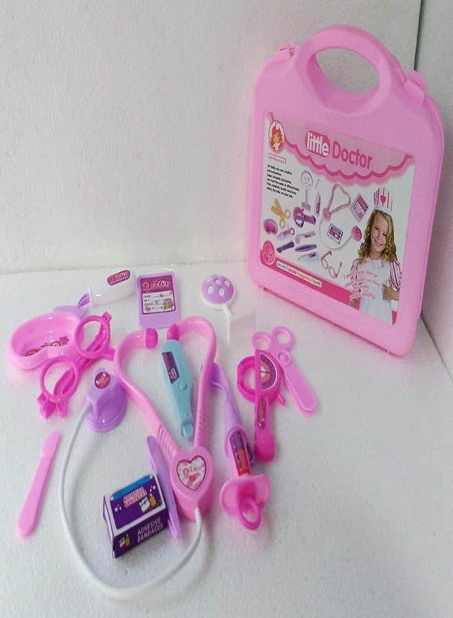 توب هافين مجموعة ألعاب الطبيب من توبهافن للأطفال، تتضمن حقيبة سفر قابلة للطي وملحقات طبية صغيرة الحجم للبنات والأولاد. - Image 3